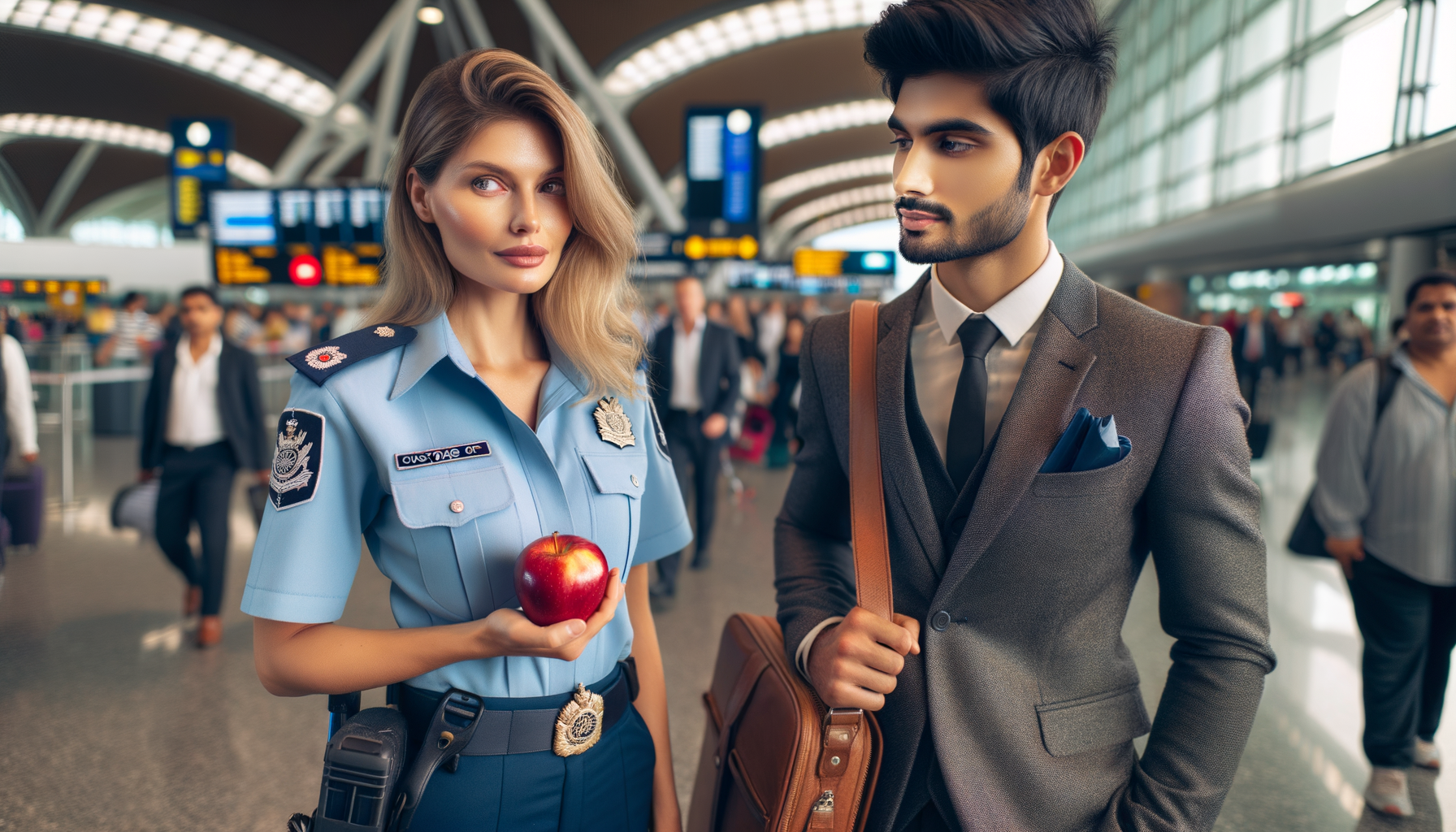 "Sir, do you have an apple?"